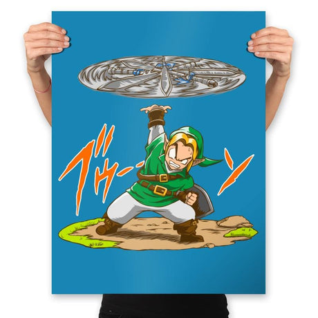 Destructo Sword - Prints Posters RIPT Apparel 18x24 / Sapphire