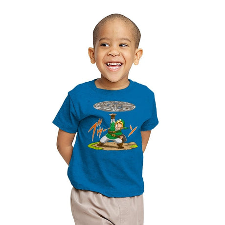 Destructo Sword - Youth T-Shirts RIPT Apparel X-small / Sapphire