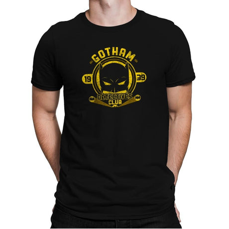 Detective's Club Exclusive - Mens Premium T-Shirts RIPT Apparel Small / Black