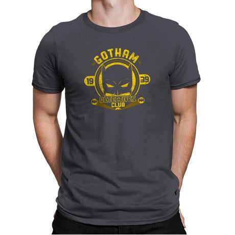Detective's Club Exclusive - Mens Premium T-Shirts RIPT Apparel Small / Heavy Metal