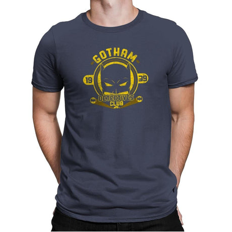 Detective's Club Exclusive - Mens Premium T-Shirts RIPT Apparel Small / Indigo