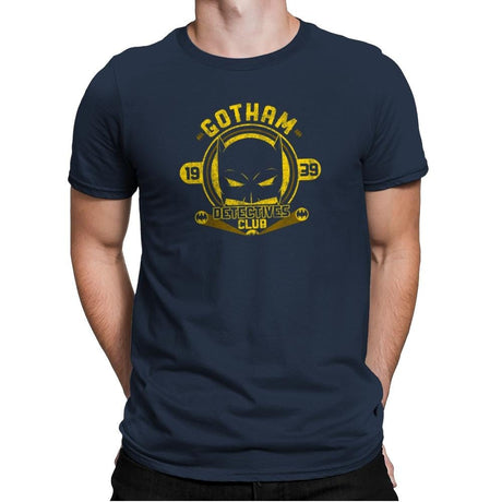 Detective's Club Exclusive - Mens Premium T-Shirts RIPT Apparel Small / Midnight Navy
