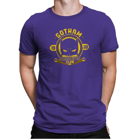 Detective's Club Exclusive - Mens Premium T-Shirts RIPT Apparel Small / Purple Rush