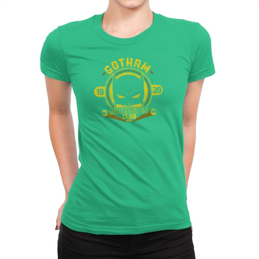 Detective's Club Exclusive - Womens Premium T-Shirts RIPT Apparel Small / Kelly Green