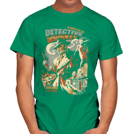Detective Whiskey - Mens T-Shirts RIPT Apparel Small / Kelly