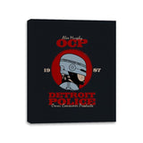 Detroit Police - Canvas Wraps Canvas Wraps RIPT Apparel 11x14 / Black