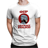 Detroit Police - Mens Premium T-Shirts RIPT Apparel Small / White