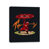 Devil Disc - Canvas Wraps Canvas Wraps RIPT Apparel 11x14 / Black