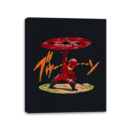 Devil Disc - Canvas Wraps Canvas Wraps RIPT Apparel 11x14 / Black