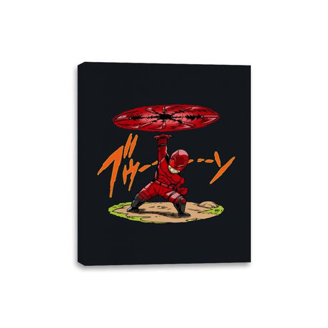 Devil Disc - Canvas Wraps Canvas Wraps RIPT Apparel 8x10 / Black