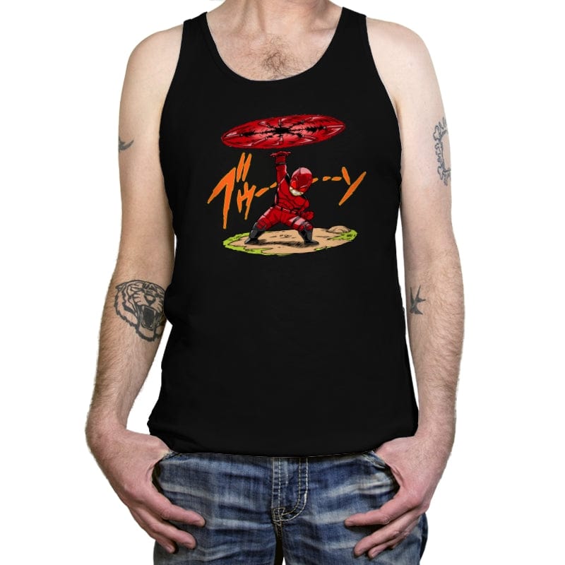 Devil Disc - Tanktop Tanktop RIPT Apparel X-Small / Black
