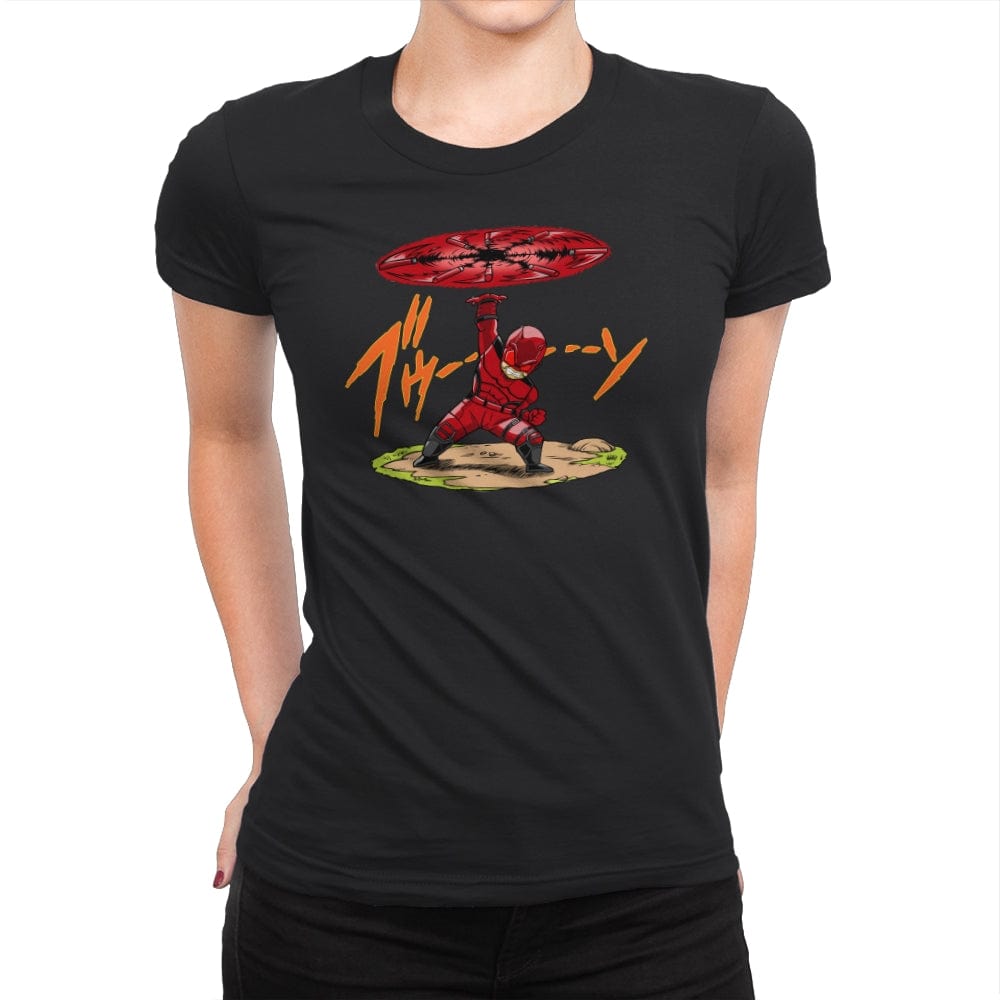 Devil Disc - Womens Premium T-Shirts RIPT Apparel Small / Black