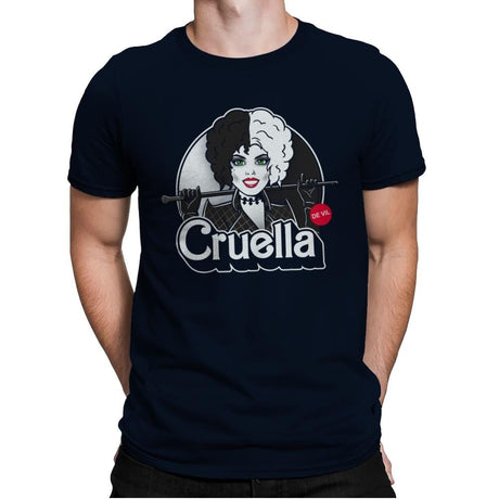 Devil Doll - Mens Premium T-Shirts RIPT Apparel Small / Midnight Navy