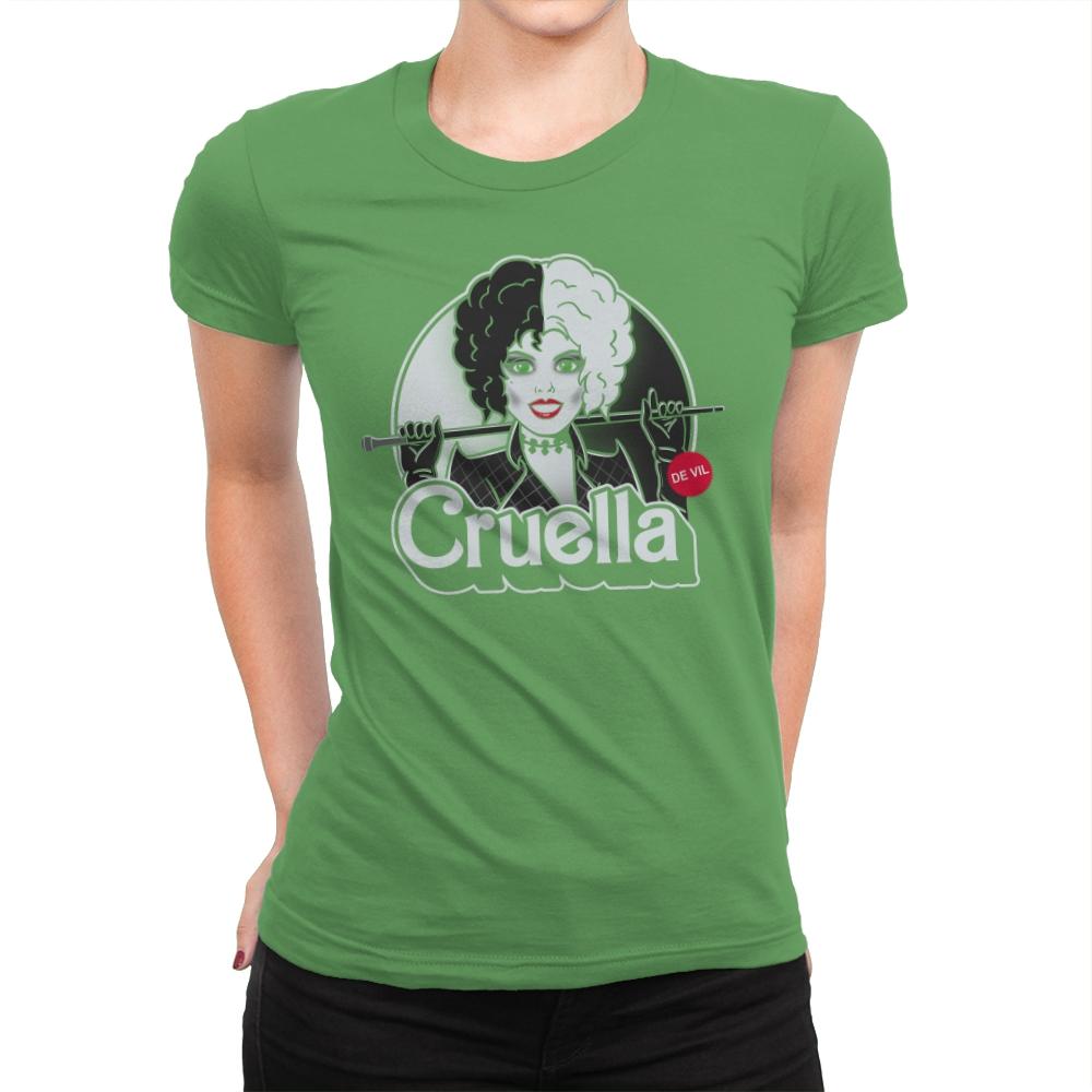 Devil Doll - Womens Premium T-Shirts RIPT Apparel Small / Kelly