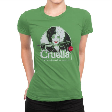 Devil Doll - Womens Premium T-Shirts RIPT Apparel Small / Kelly