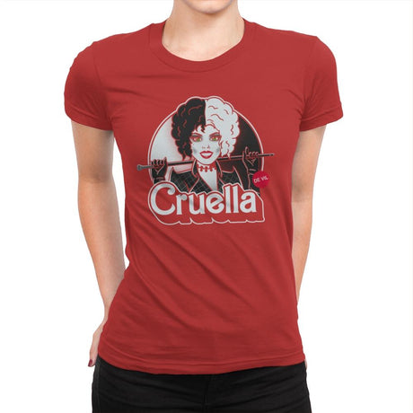 Devil Doll - Womens Premium T-Shirts RIPT Apparel Small / Red