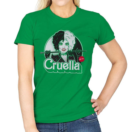 Devil Doll - Womens T-Shirts RIPT Apparel Small / Irish Green