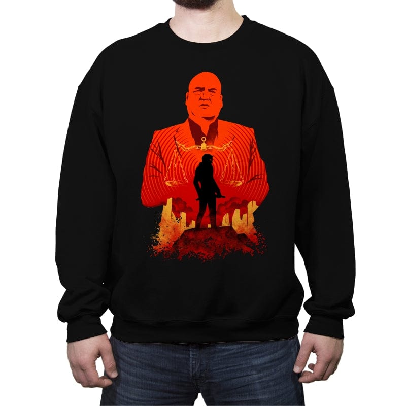 Devil from Hell  - Crew Neck Sweatshirt Crew Neck Sweatshirt RIPT Apparel Small / Black