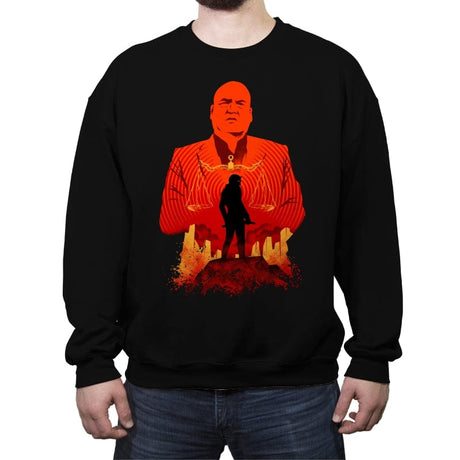 Devil from Hell  - Crew Neck Sweatshirt Crew Neck Sweatshirt RIPT Apparel Small / Black