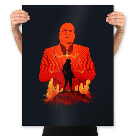 Devil from Hell  - Prints Posters RIPT Apparel 18x24 / Black