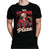 Devil Hunter Game Pizza - Mens Premium T-Shirts RIPT Apparel Small / Black