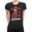 Devil Hunter Game Pizza - Womens Premium T-Shirts RIPT Apparel Small / Black
