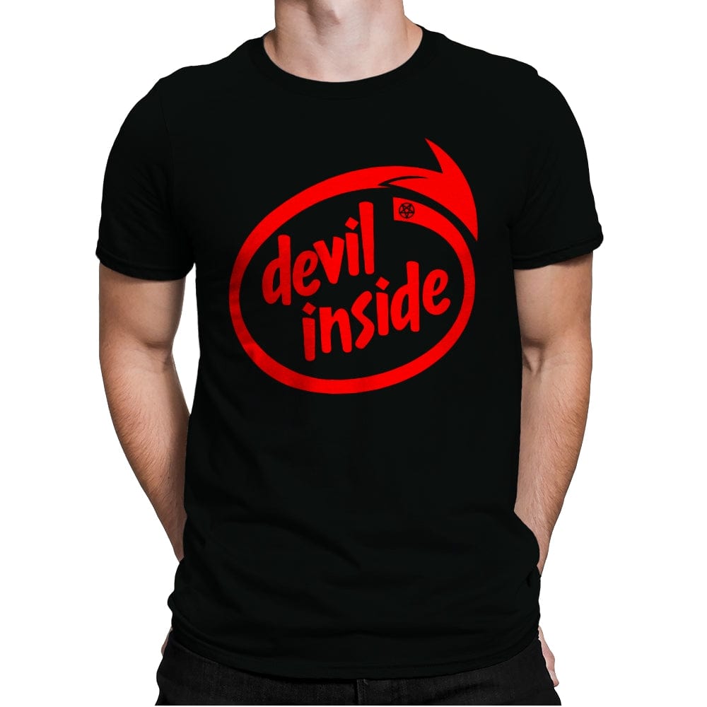 Devil Inside - Mens Premium T-Shirts RIPT Apparel Small / Black