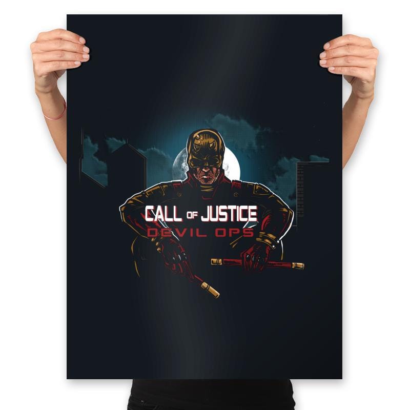 Devil Ops - Prints Posters RIPT Apparel 18x24 / Black