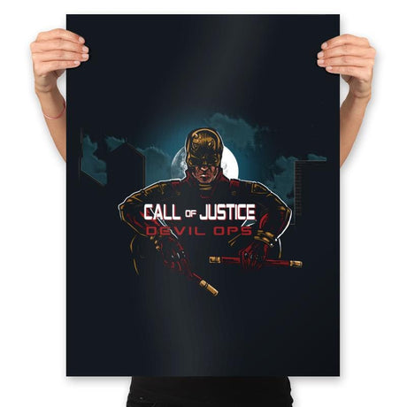 Devil Ops - Prints Posters RIPT Apparel 18x24 / Black