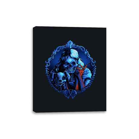 DeVil's Skull - Shirt Club - Canvas Wraps Canvas Wraps RIPT Apparel 8x10 / Black