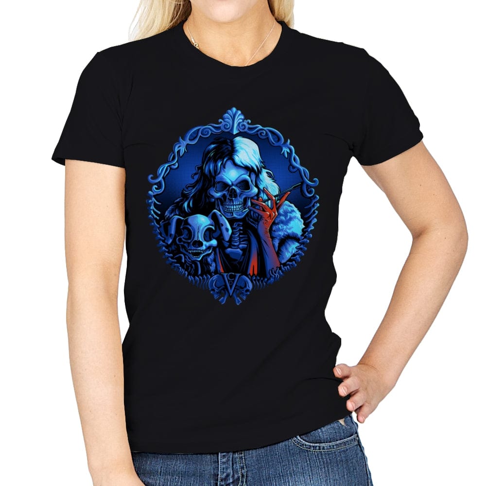DeVil's Skull - Shirt Club - Womens T-Shirts RIPT Apparel Small / Black