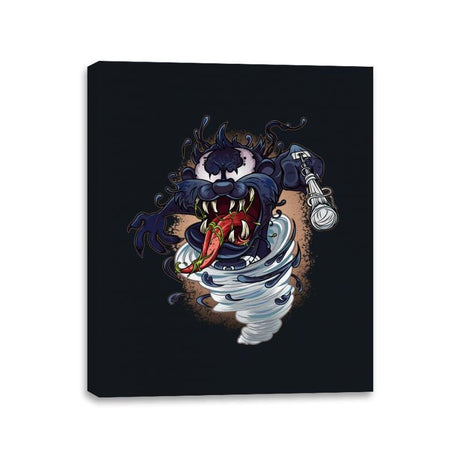 Devil Symbiote - Canvas Wraps Canvas Wraps RIPT Apparel 11x14 / Black
