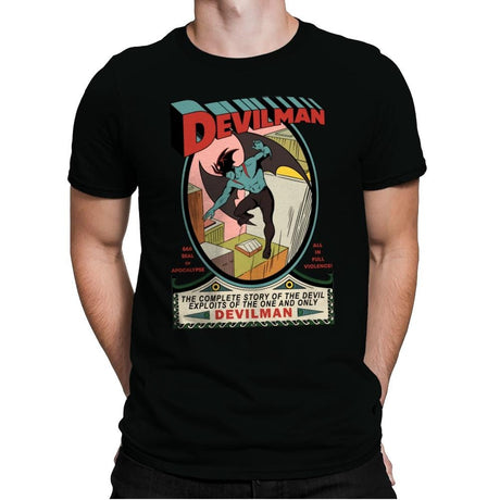 Devilman - Mens Premium T-Shirts RIPT Apparel Small / Black