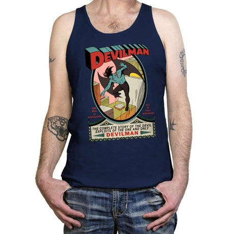 Devilman - Tanktop Tanktop RIPT Apparel X-Small / Navy