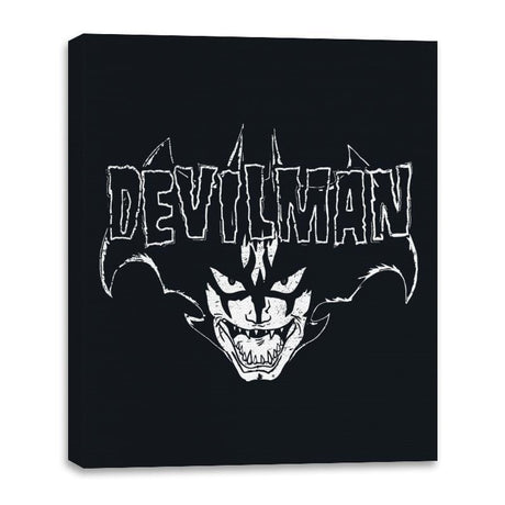 Devilmanzig - Canvas Wraps Canvas Wraps RIPT Apparel 16x20 / Black