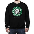 Devito’s Derivative Coffee  - Crew Neck Sweatshirt Crew Neck Sweatshirt RIPT Apparel Small / Black