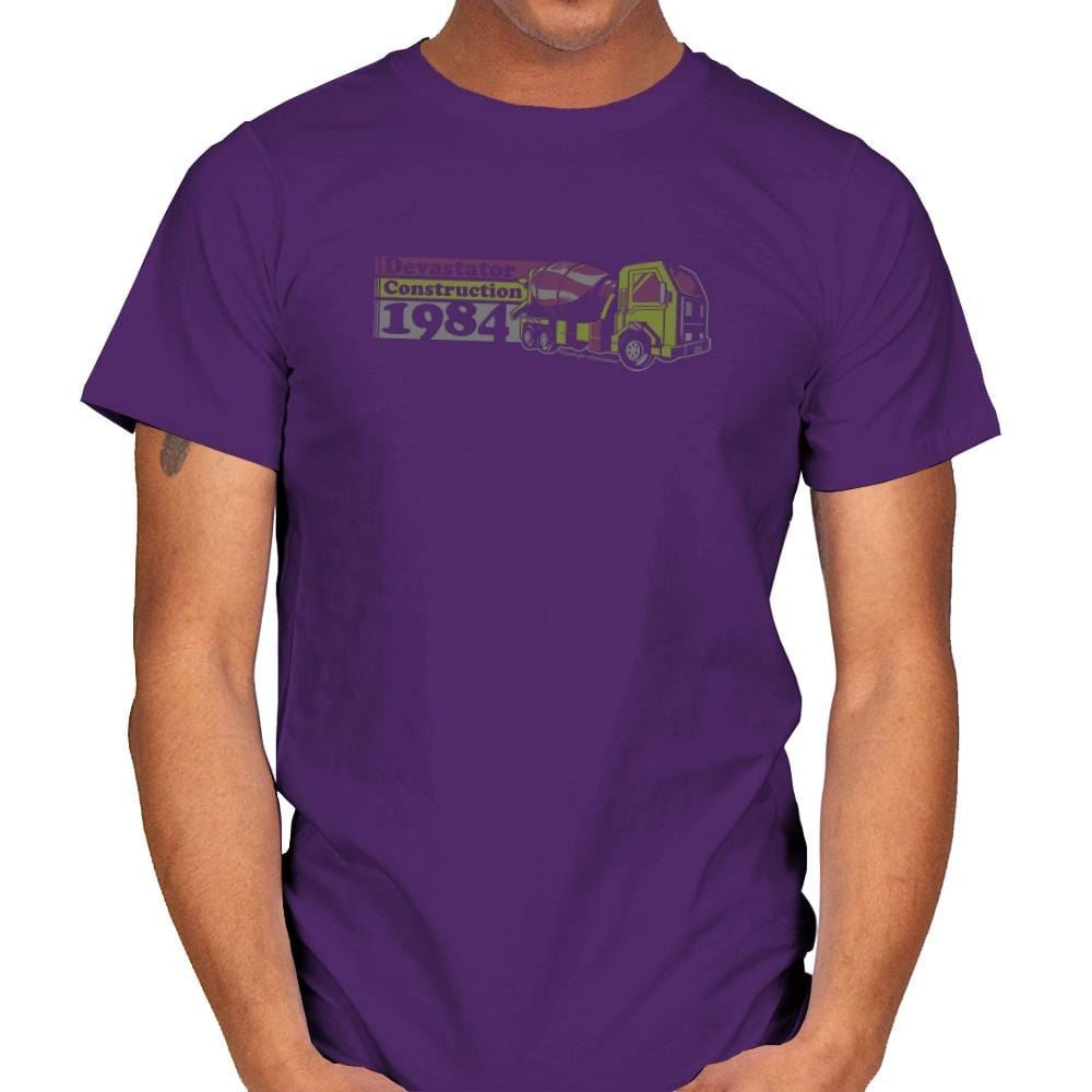 Devy Construction Co. Exclusive - Mens T-Shirts RIPT Apparel Small / Purple