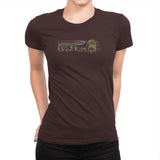 Devy Construction Co. Exclusive - Womens Premium T-Shirts RIPT Apparel Small / Dark Chocolate