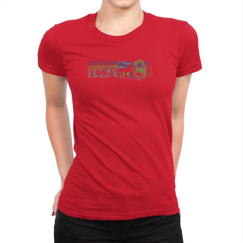 Devy Construction Co. Exclusive - Womens Premium T-Shirts RIPT Apparel Small / Red