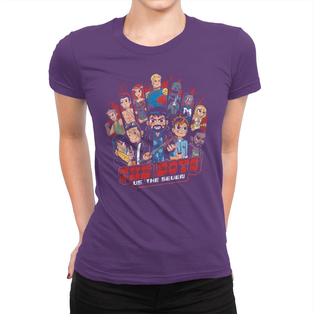 Diabolical Pilgrim - Anytime - Womens Premium T-Shirts RIPT Apparel Small / Purple Rush