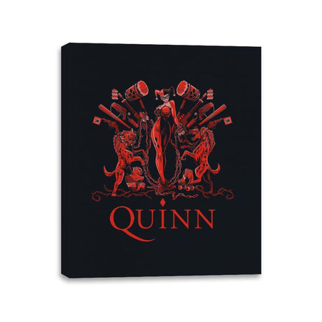 Diamond Queen - Canvas Wraps Canvas Wraps RIPT Apparel 11x14 / Black