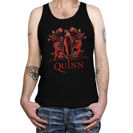 Diamond Queen - Tanktop Tanktop RIPT Apparel X-Small / Black