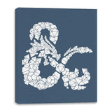 Dice & Dragons - Anytime - Canvas Wraps Canvas Wraps RIPT Apparel 16x20 / Indigo