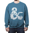 Dice & Dragons - Anytime - Crew Neck Sweatshirt Crew Neck Sweatshirt RIPT Apparel Small / Indigo