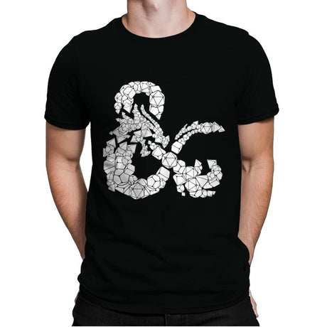 Dice & Dragons - Anytime - Mens Premium T-Shirts RIPT Apparel Small / Black