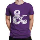 Dice & Dragons - Anytime - Mens Premium T-Shirts RIPT Apparel Small / Purple Rush