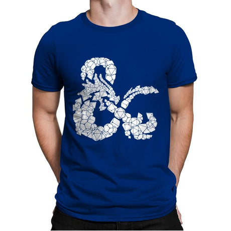Dice & Dragons - Anytime - Mens Premium T-Shirts RIPT Apparel Small / Royal