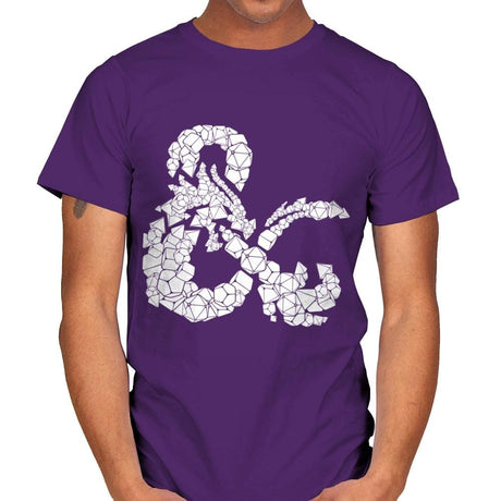 Dice & Dragons - Anytime - Mens T-Shirts RIPT Apparel Small / Purple