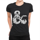Dice & Dragons - Anytime - Womens Premium T-Shirts RIPT Apparel Small / Black
