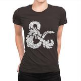 Dice & Dragons - Anytime - Womens Premium T-Shirts RIPT Apparel Small / Dark Chocolate